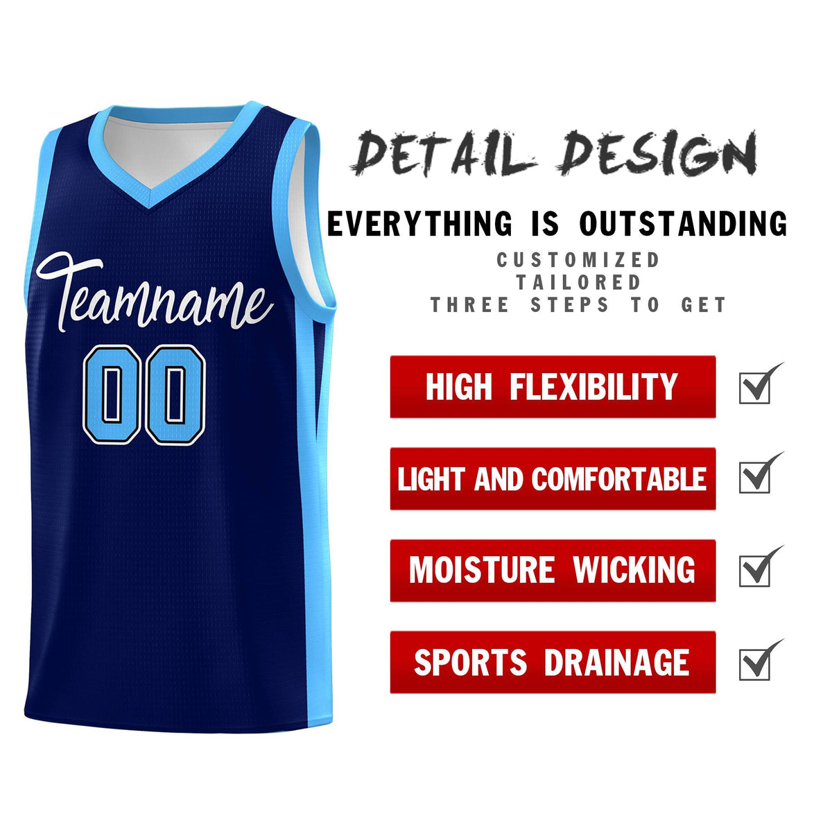 Custom Navy White Classic Tops Basketball Jersey
