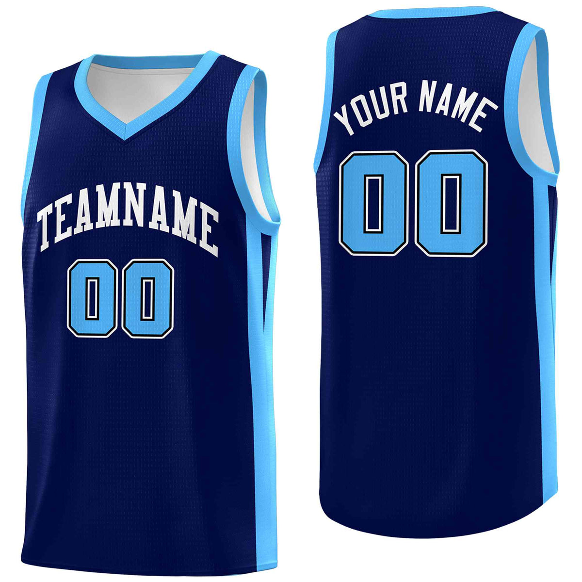 Custom Navy White Classic Tops Basketball Jersey
