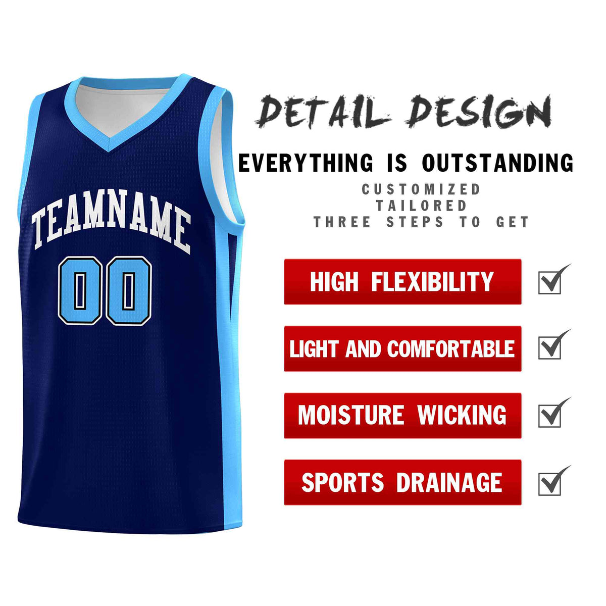 Custom Navy White Classic Tops Basketball Jersey