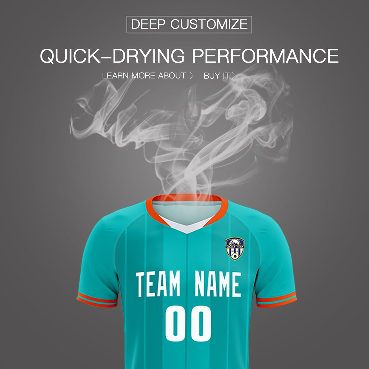 Custom Green Classic Striped Personalized Soccer Kit Jersey