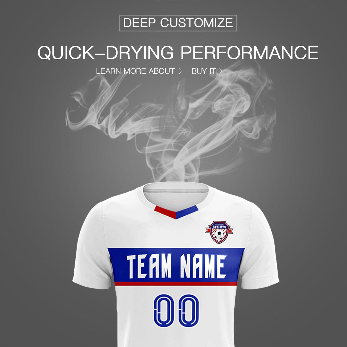 Custom White Classic Sports kit Football Shirt Jersey
