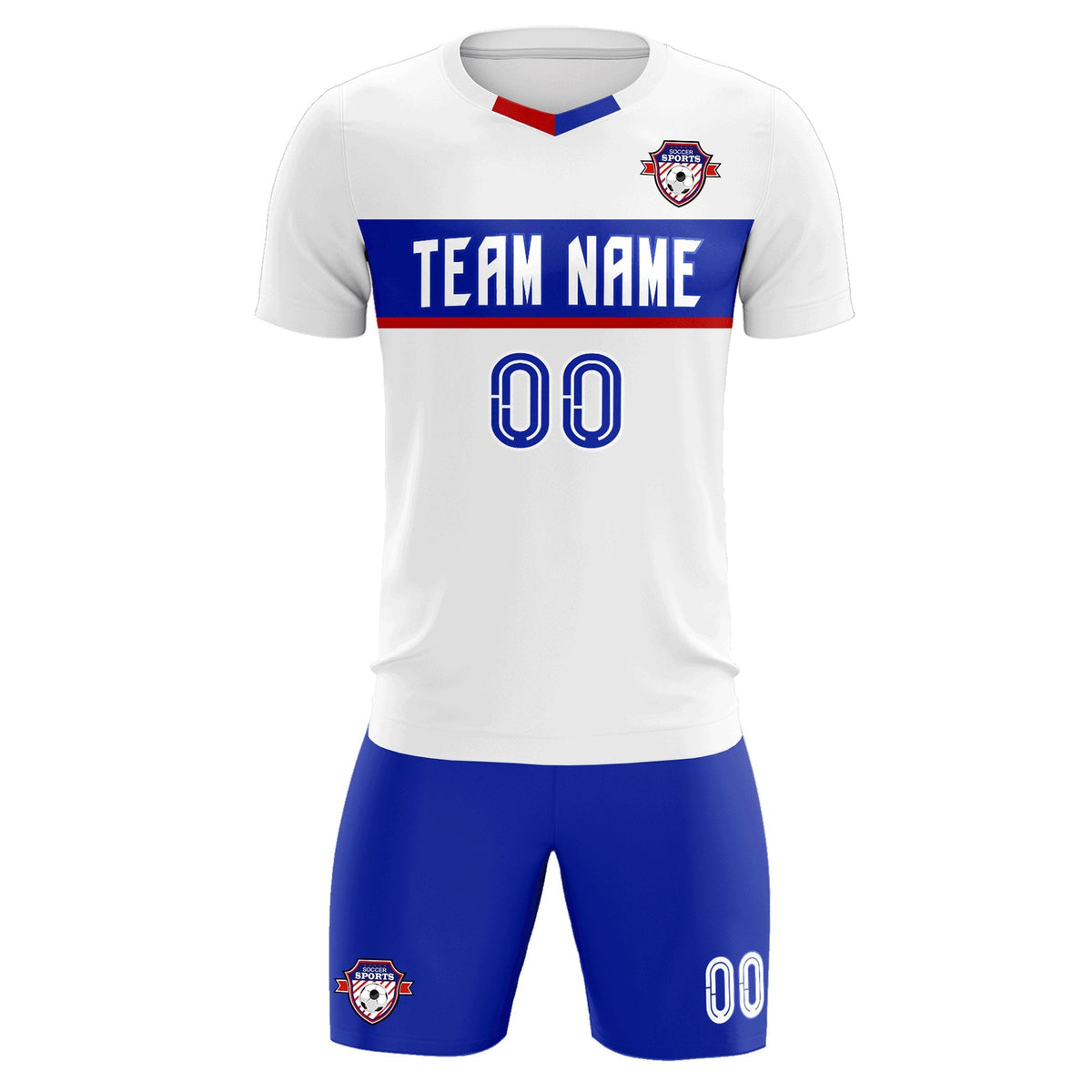 Custom White Classic Sports kit Football Shirt Jersey