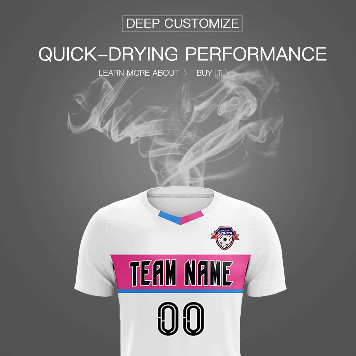 Custom White Classic Sports kit Football Shirt Jersey