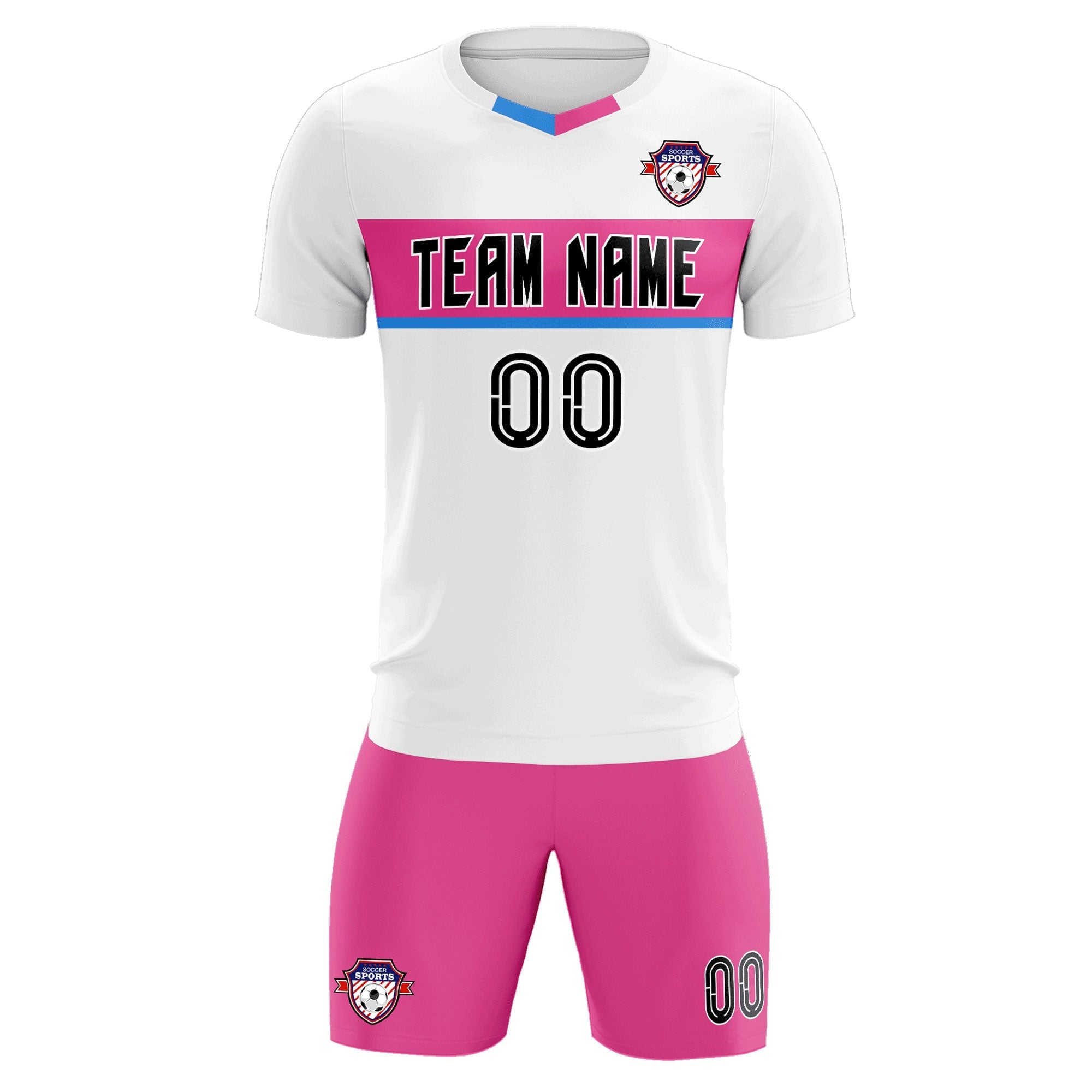 Custom White Classic Sports kit Football Shirt Jersey