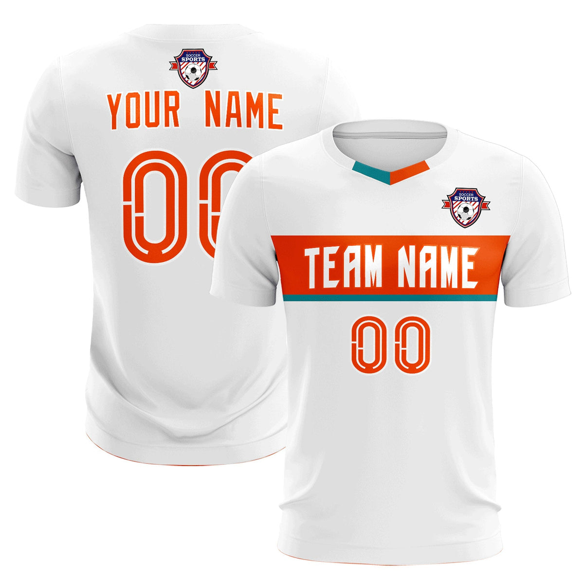 Custom White Classic Sports kit Football Shirt Jersey