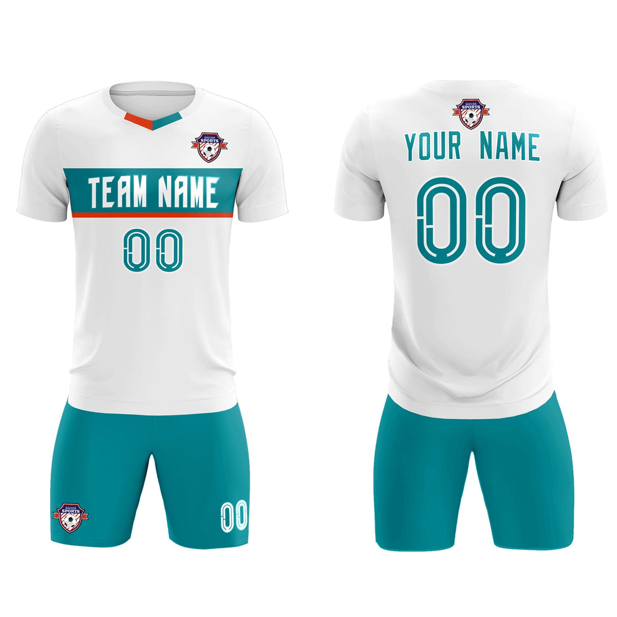 Custom White Classic Sports kit Football Shirt Jersey
