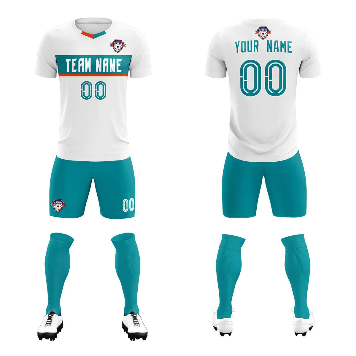 Custom White Classic Sports kit Football Shirt Jersey