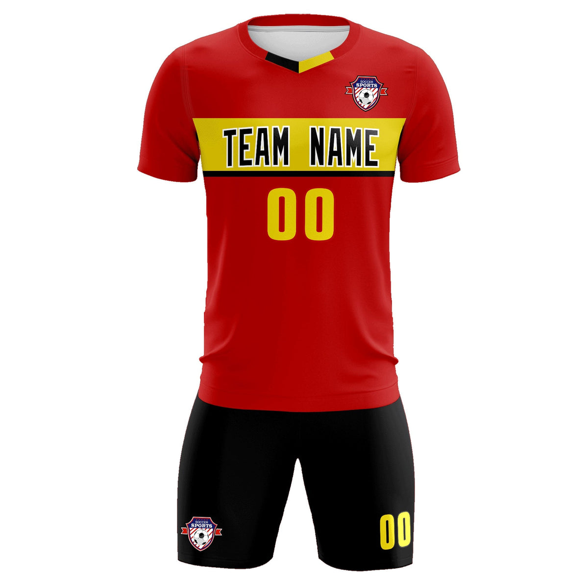 Custom Red Classic Sports kit Football Shirt Jersey