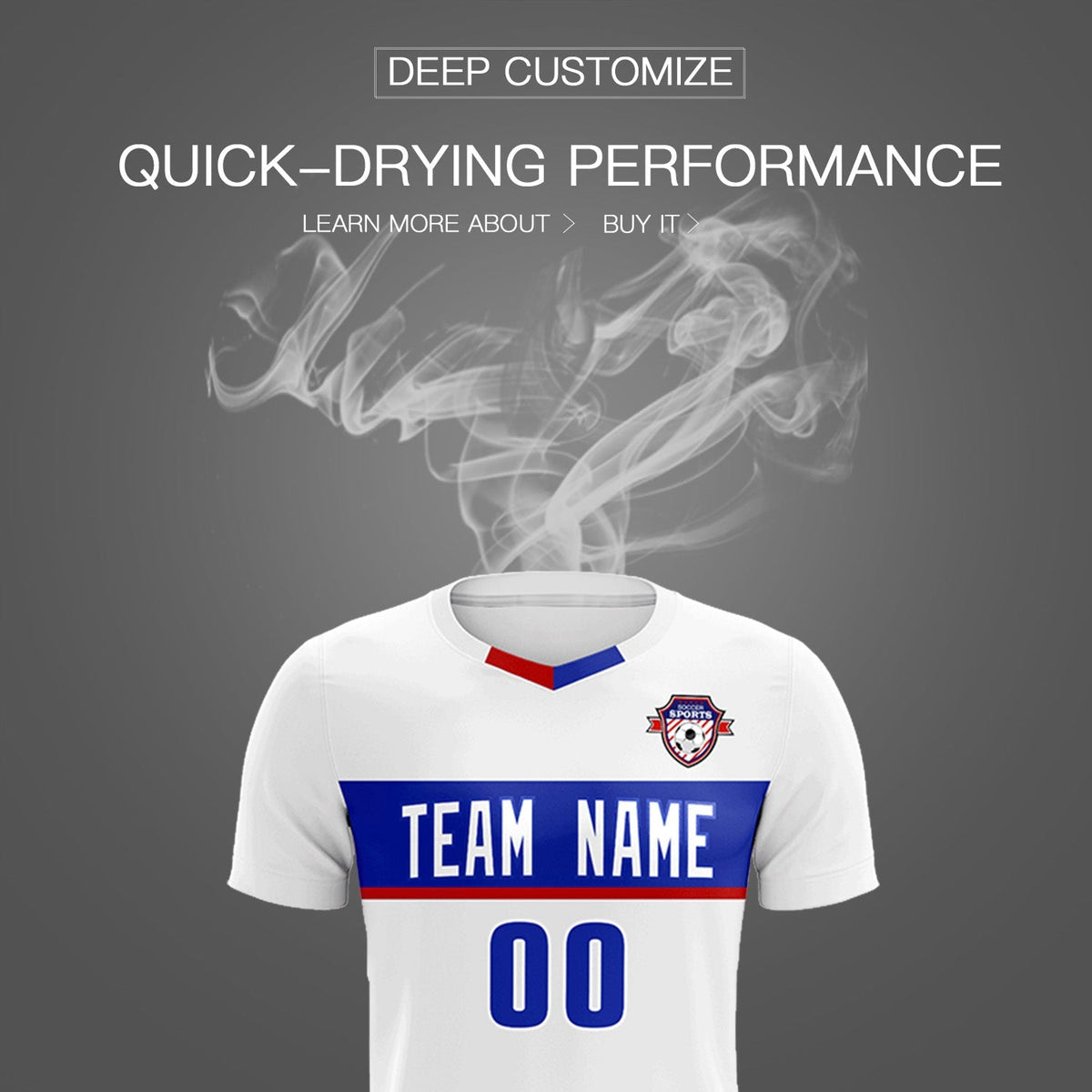 Custom White Classic Sports kit Football Shirt Jersey