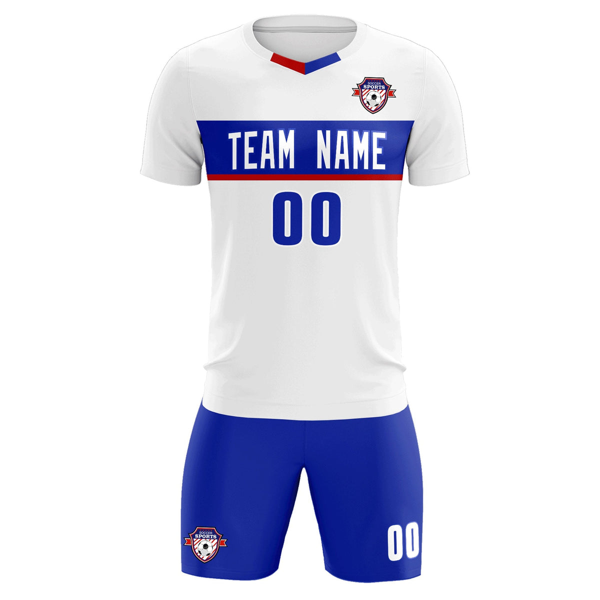 Custom White Classic Sports kit Football Shirt Jersey
