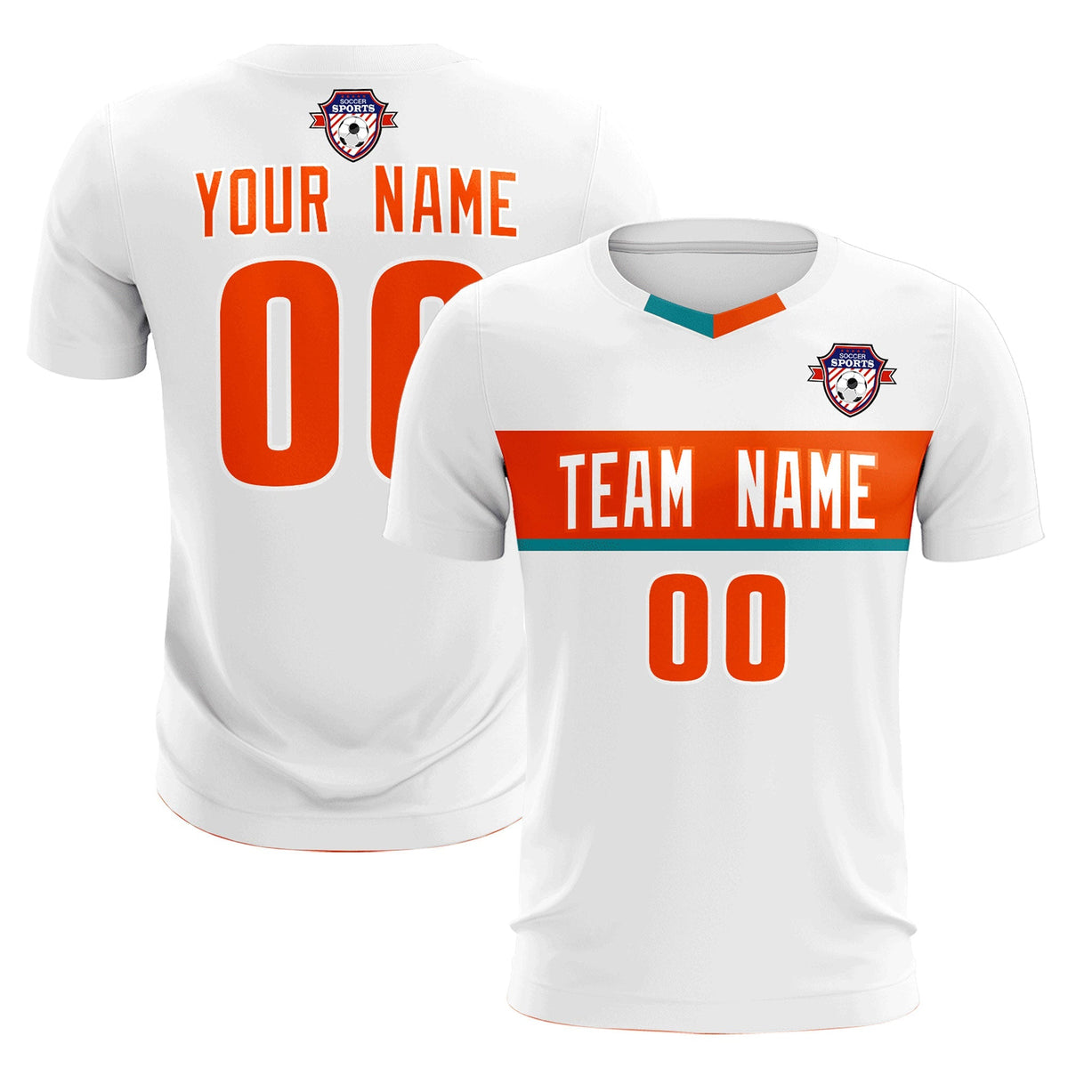 Custom White Classic Sports kit Football Shirt Jersey