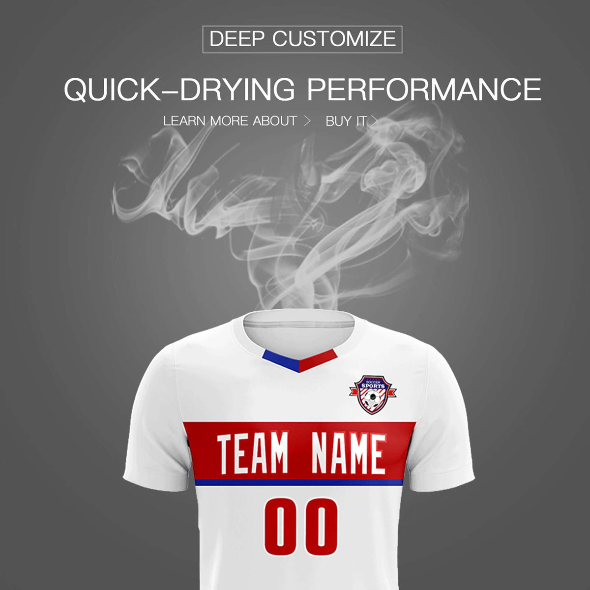 Custom White Classic Sports kit Football Shirt Jersey