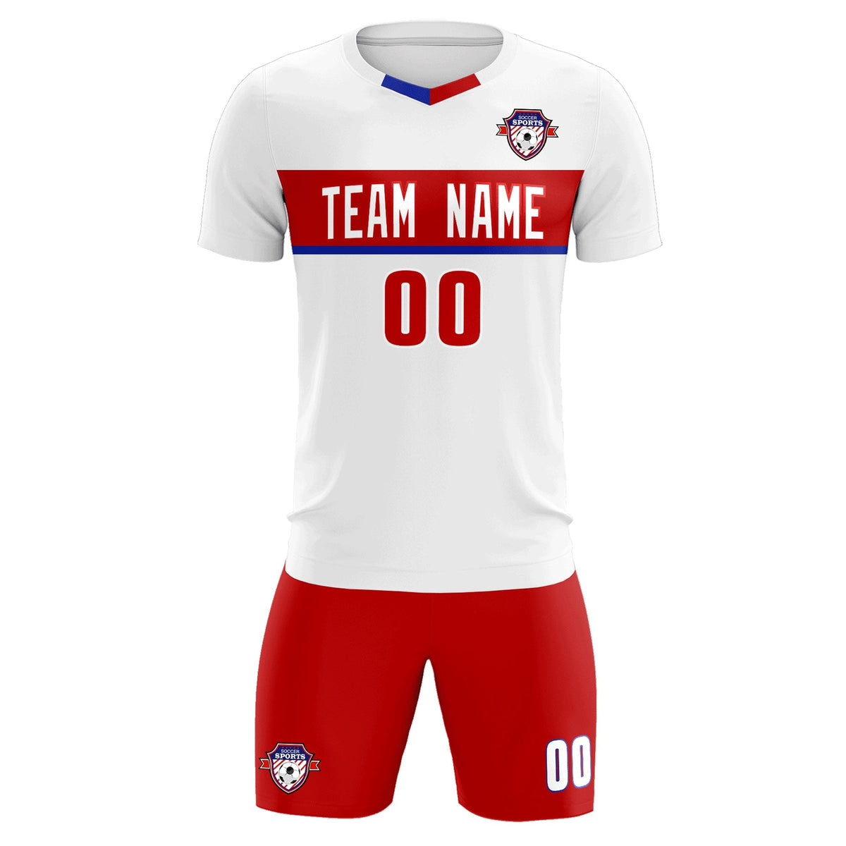 Custom White Classic Sports kit Football Shirt Jersey