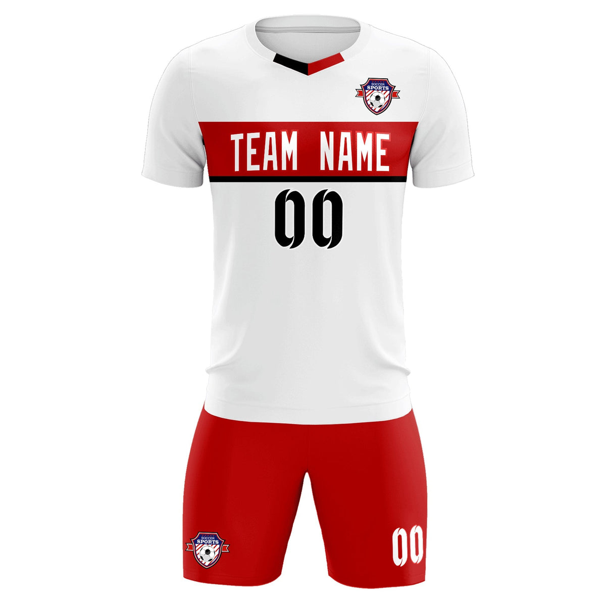 Custom White Classic Sports kit Football Shirt Jersey