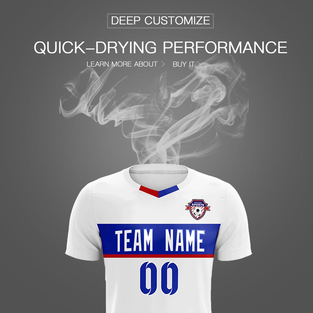 Custom White Classic Sports kit Football Shirt Jersey