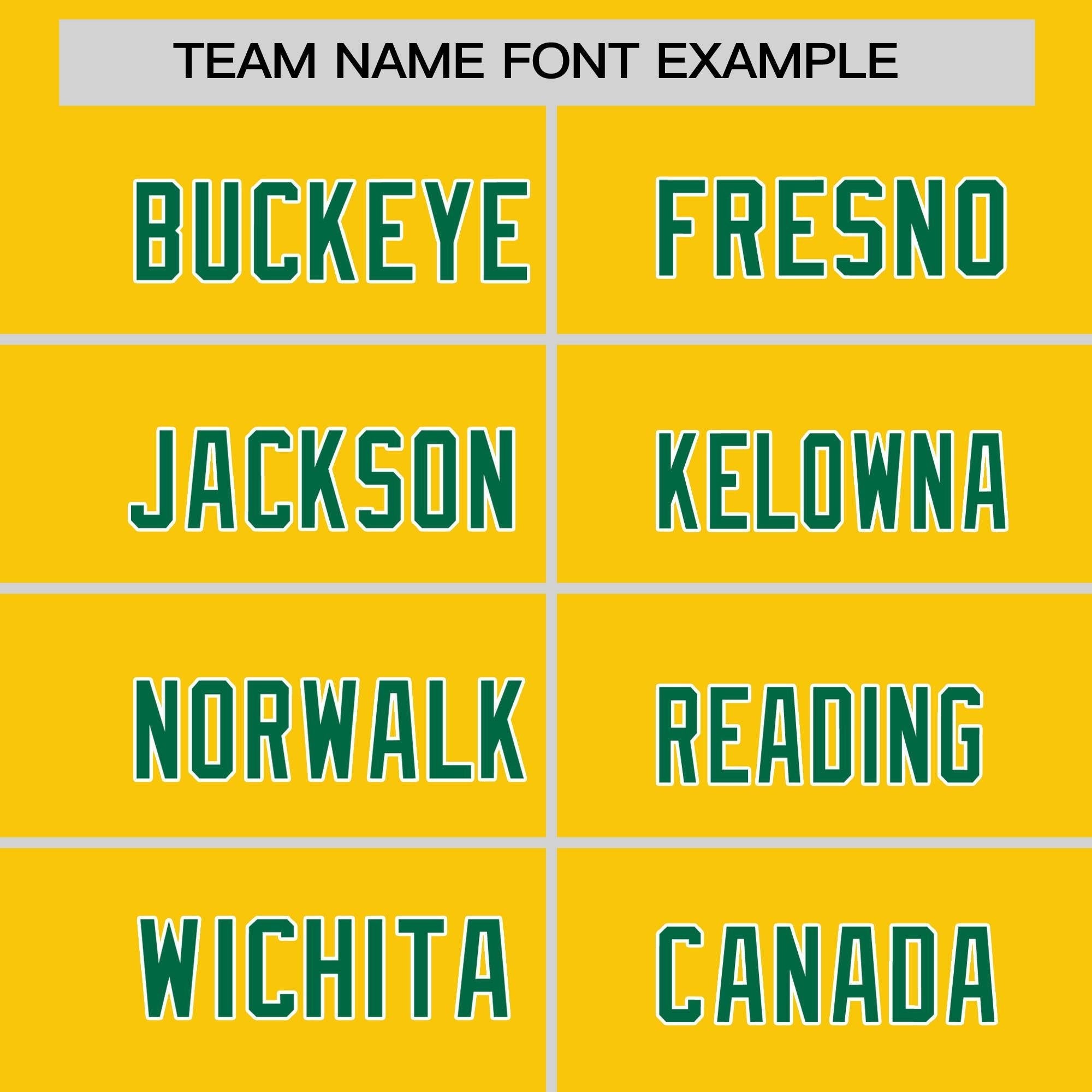 Custom Gold White-Kelly Green Color Block Design Long Sleeve Performance T-Shirt