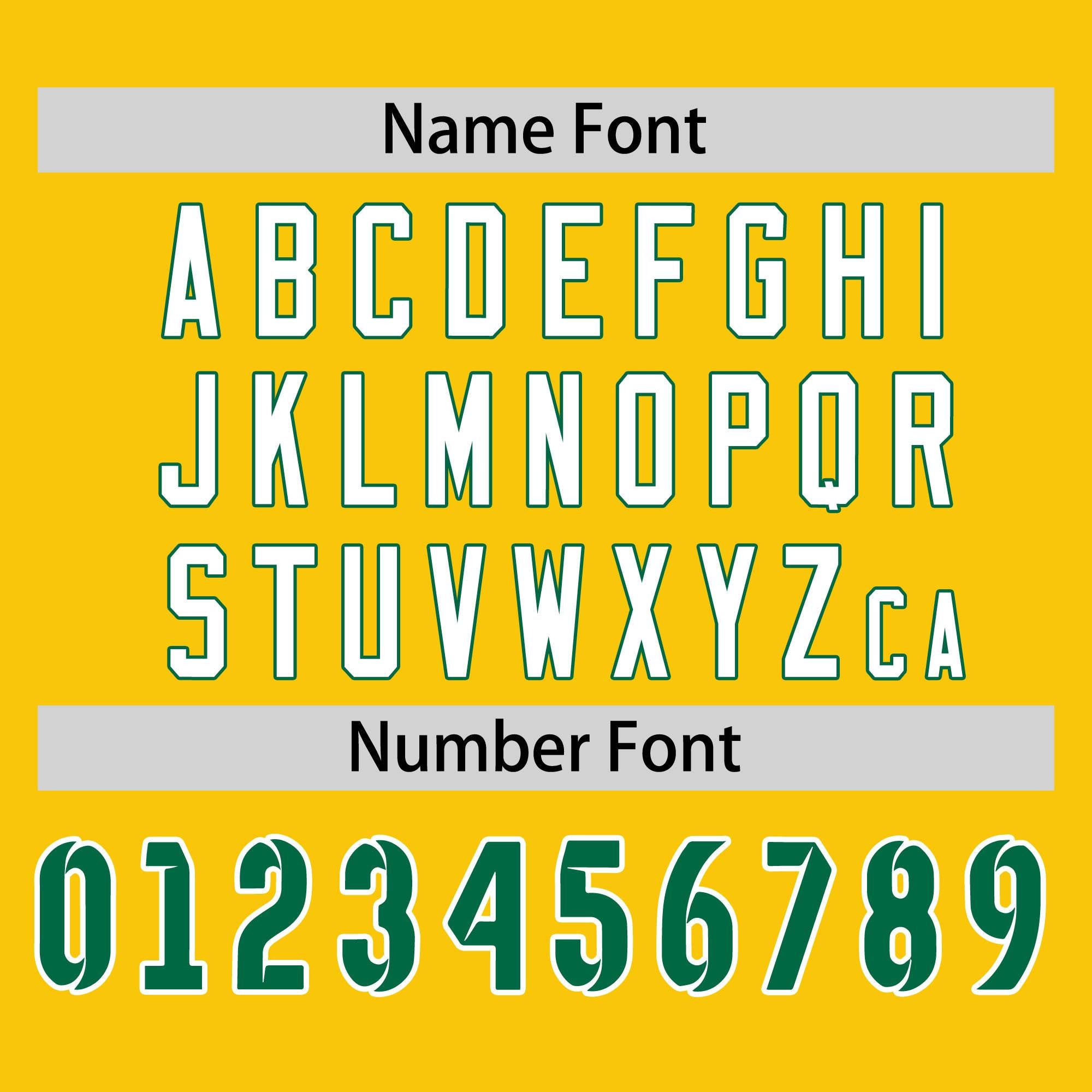 Custom Gold White-Kelly Green Color Block Design Long Sleeve Performance T-Shirt