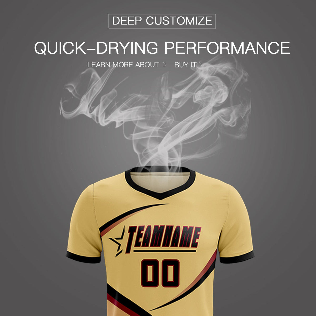 Custom Khaki Black Color Block Training Uniform For Men Soccer Sets Jersey