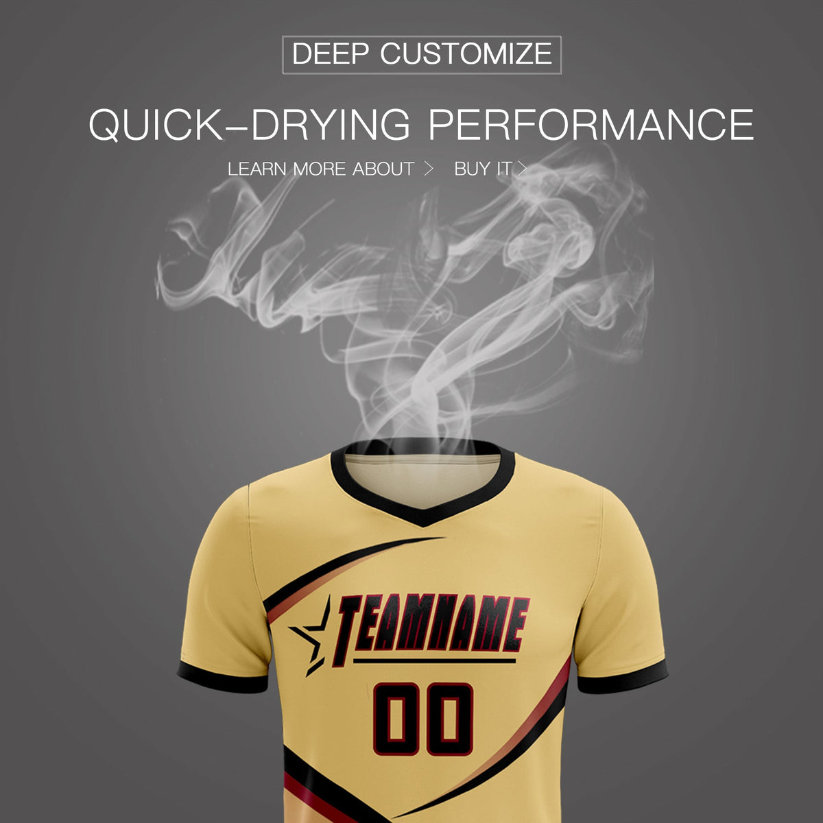 Custom Khaki Black Color Block Training Uniform For Men Soccer Sets Jersey