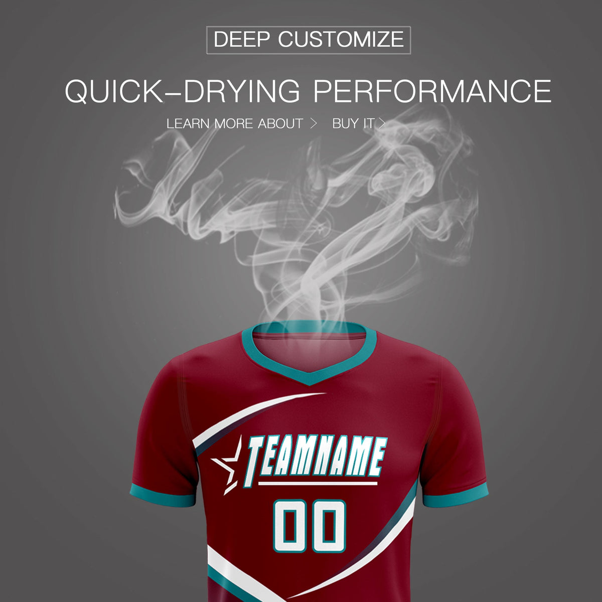 Custom Crimson Aqua Color Block Training Uniform For Men Soccer Sets Jersey