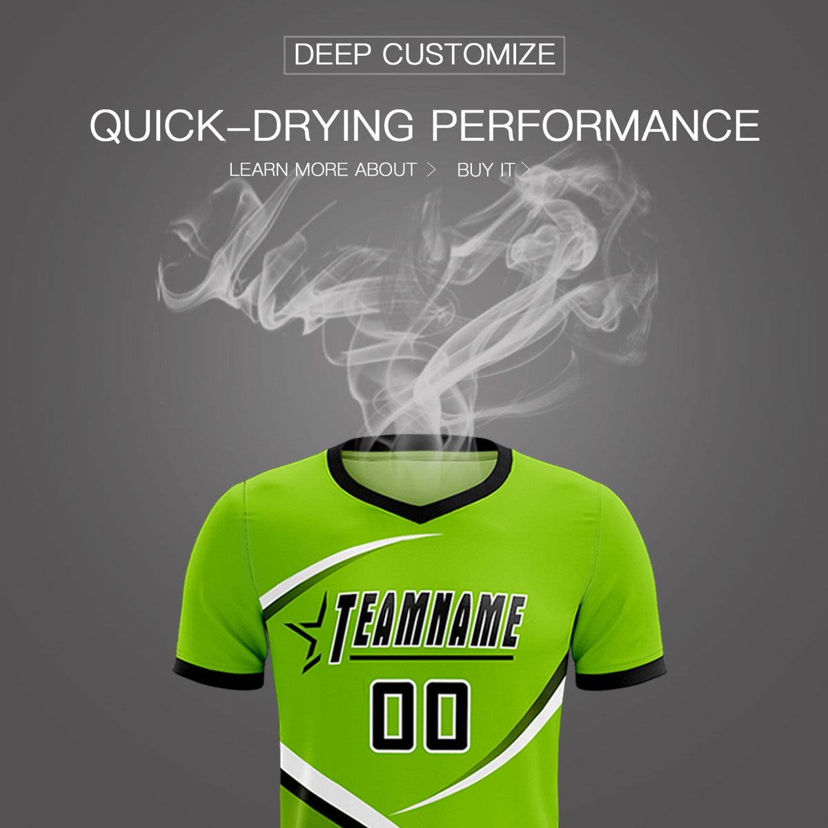 Custom Neon Green Black Color Block Training Uniform For Men Soccer Sets Jersey
