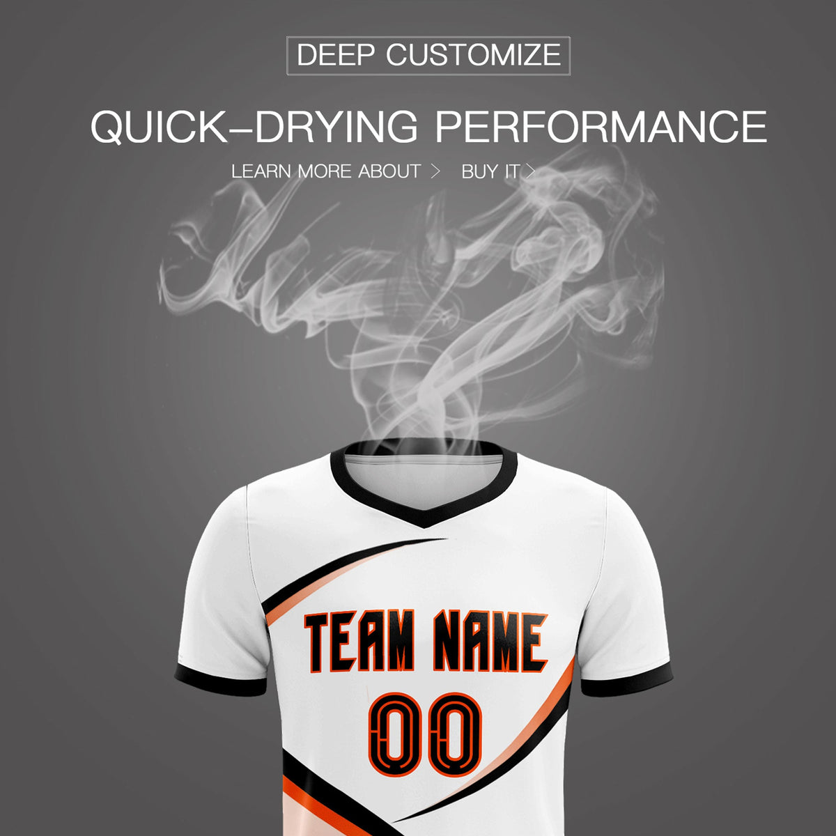 Custom White Black Color Block Training Uniform For Men Soccer Sets Jersey