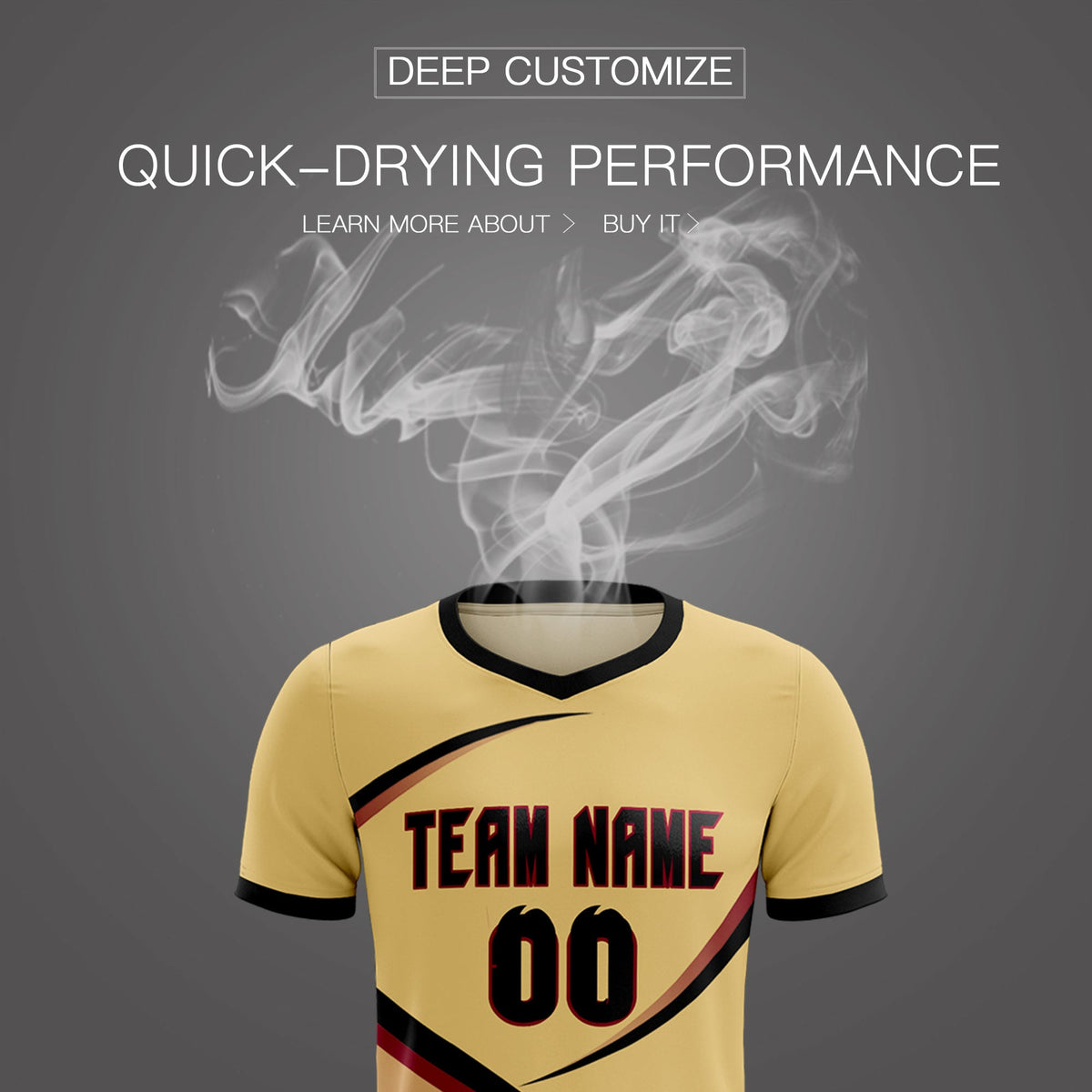 Custom Khaki Black Color Block Training Uniform For Men Soccer Sets Jersey