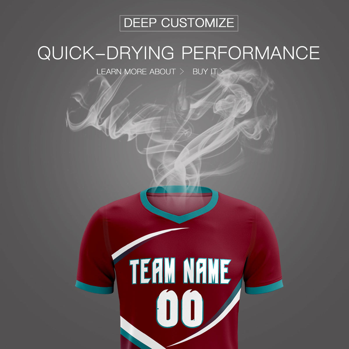 Custom Crimson Aqua Color Block Training Uniform For Men Soccer Sets Jersey