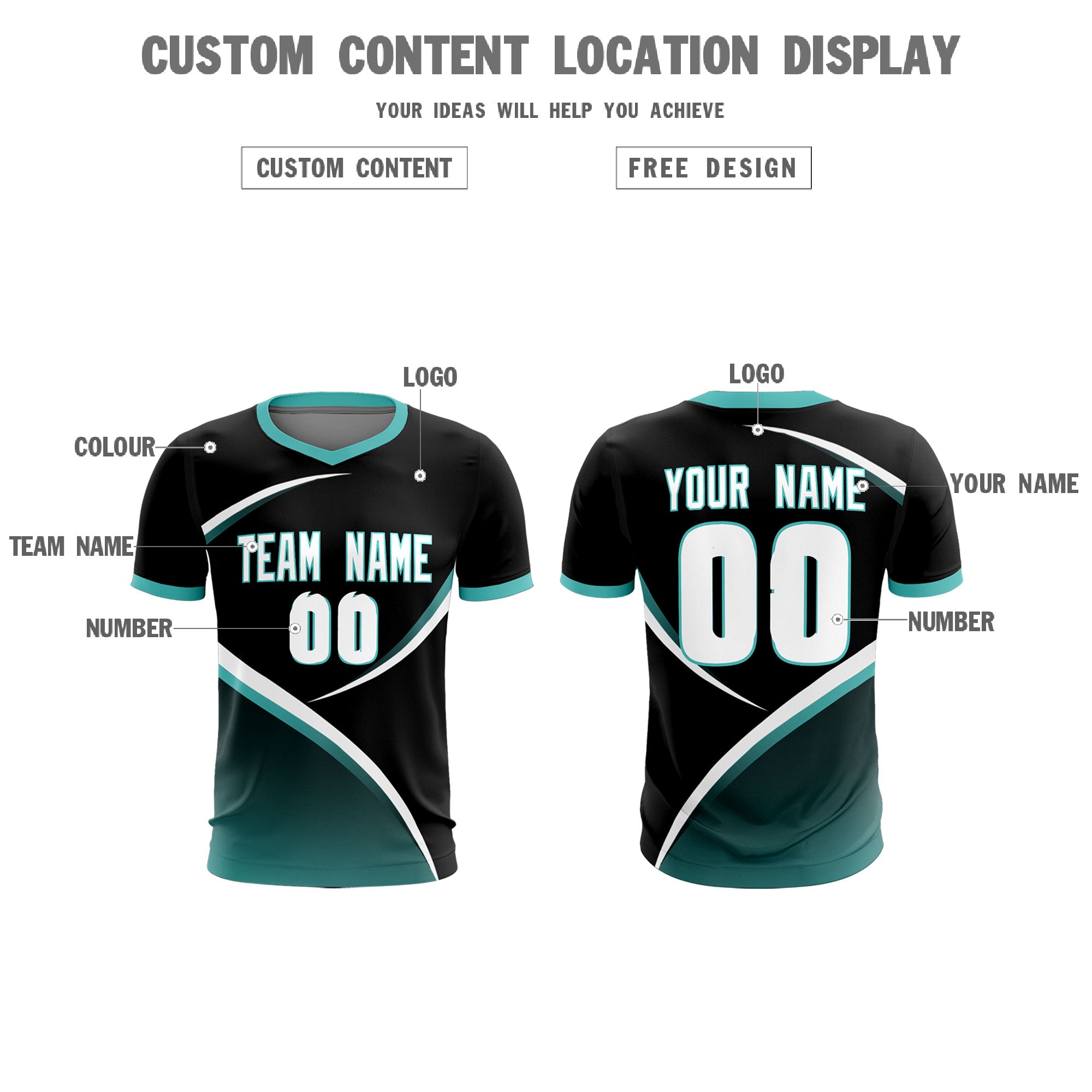 Custom Black Bright Green Color Block Training Uniform For Men Soccer Sets Jersey