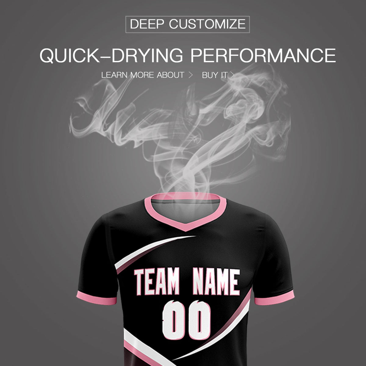 Custom Black Light Pink Color Block Training Uniform For Men Soccer Sets Jersey