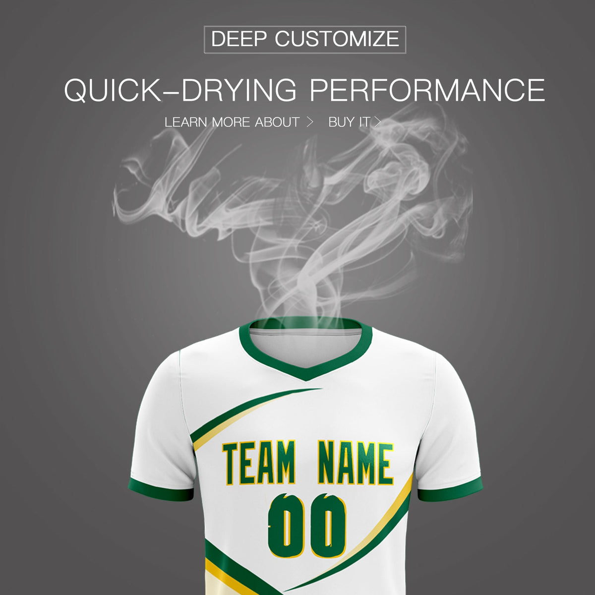 Custom White Kelly Green Color Block Training Uniform For Men Soccer Sets Jersey