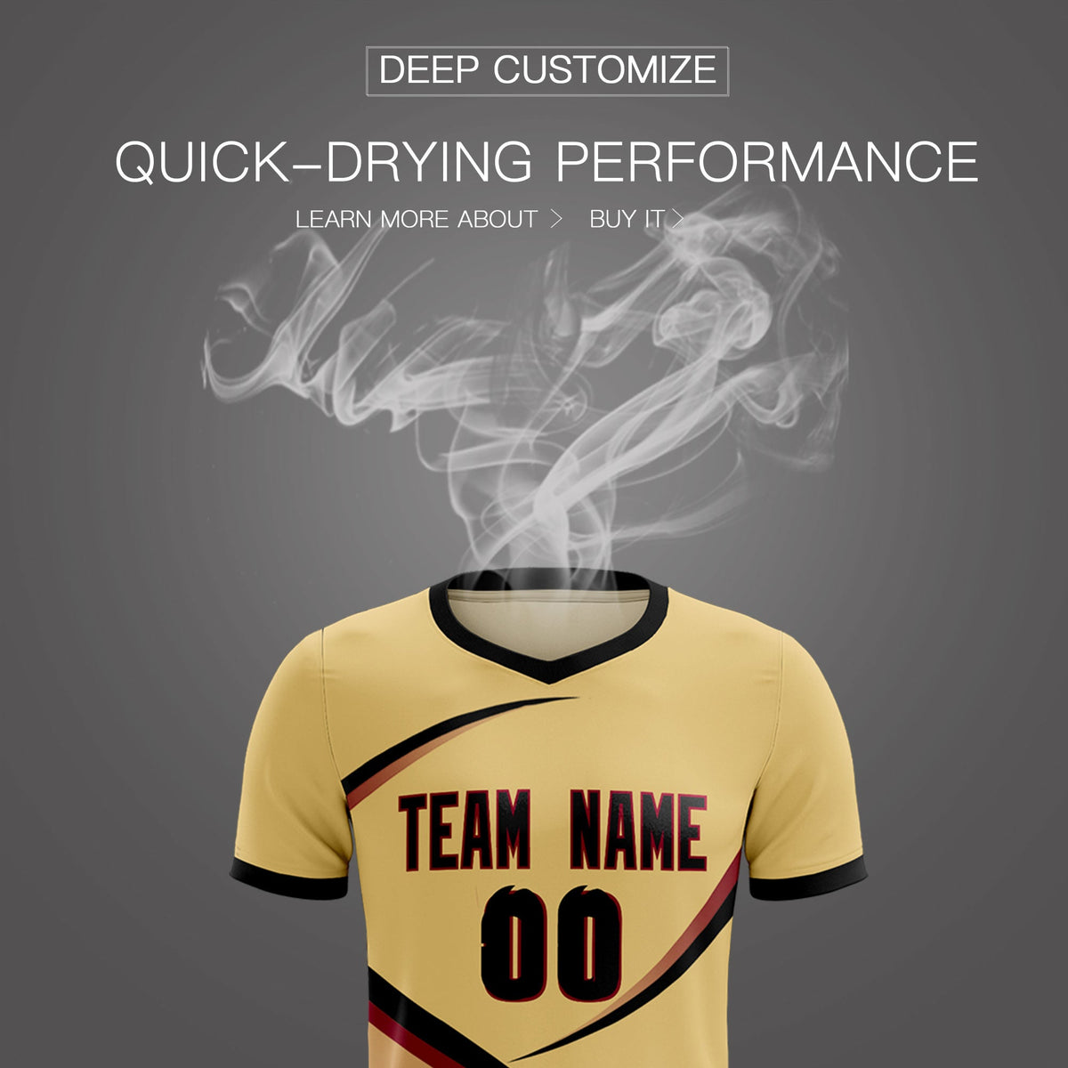 Custom Khaki Black Color Block Training Uniform For Men Soccer Sets Jersey