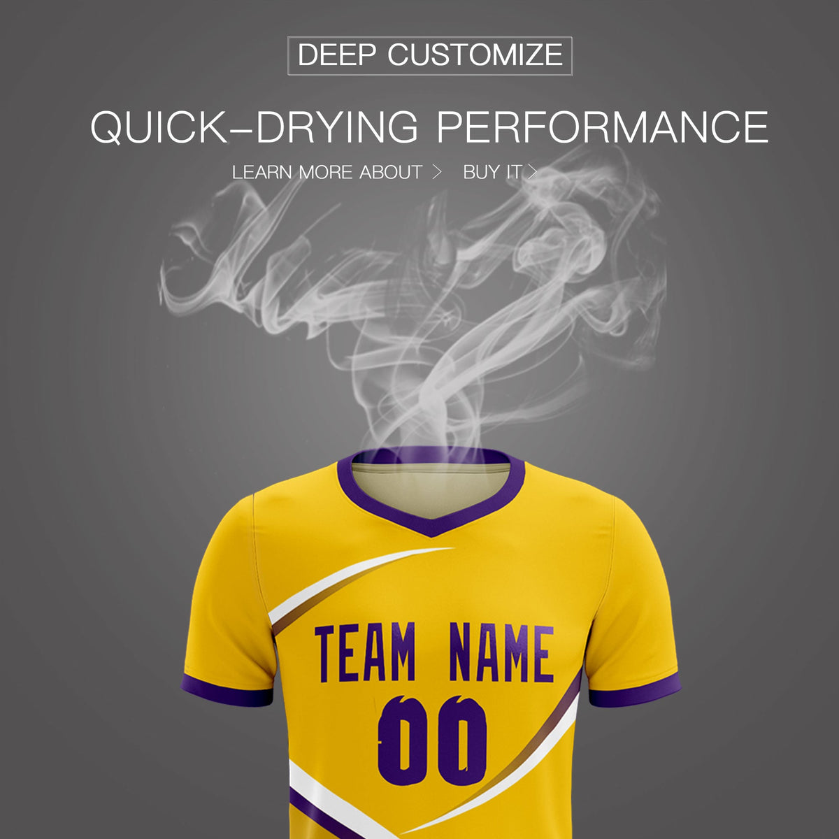 Custom Gold Old Gold Color Block Training Uniform For Men Soccer Sets Jersey