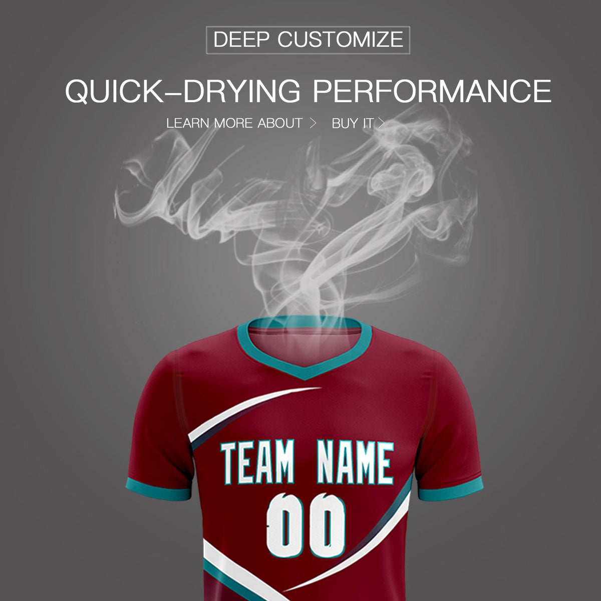 Custom Crimson Aqua Color Block Training Uniform For Men Soccer Sets Jersey