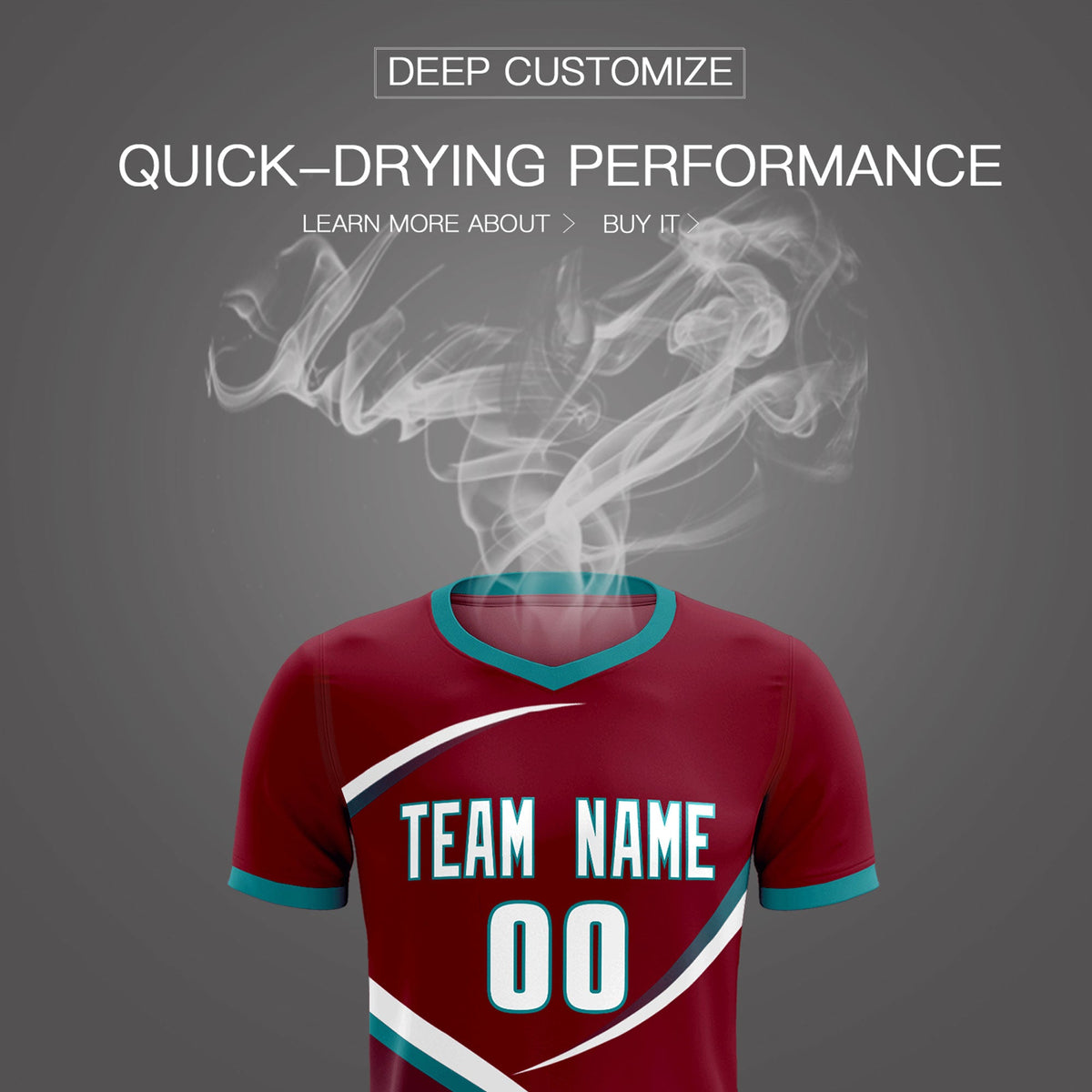 Custom Crimson Aqua Color Block Training Uniform For Men Soccer Sets Jersey