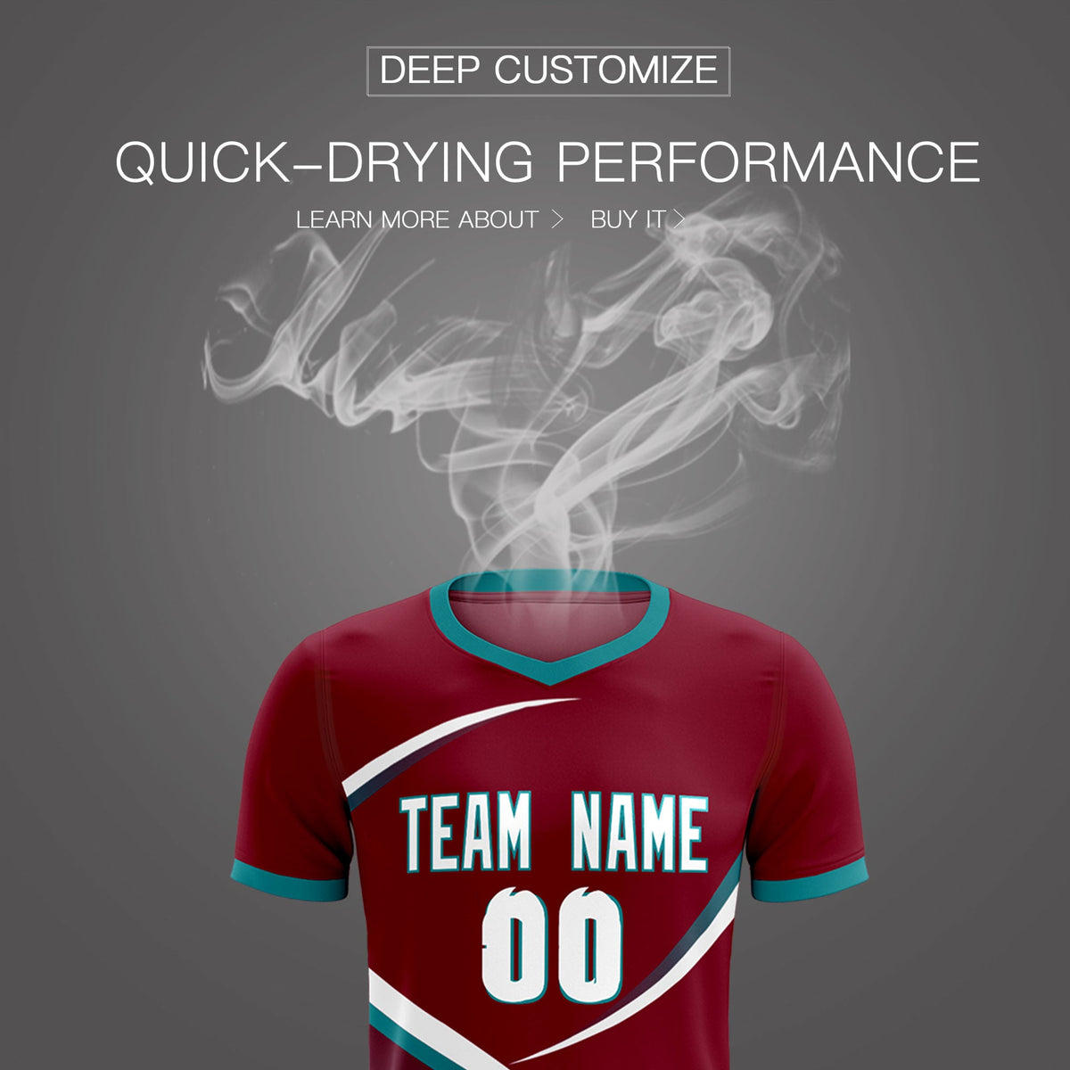 Custom Crimson Aqua Color Block Training Uniform For Men Soccer Sets Jersey