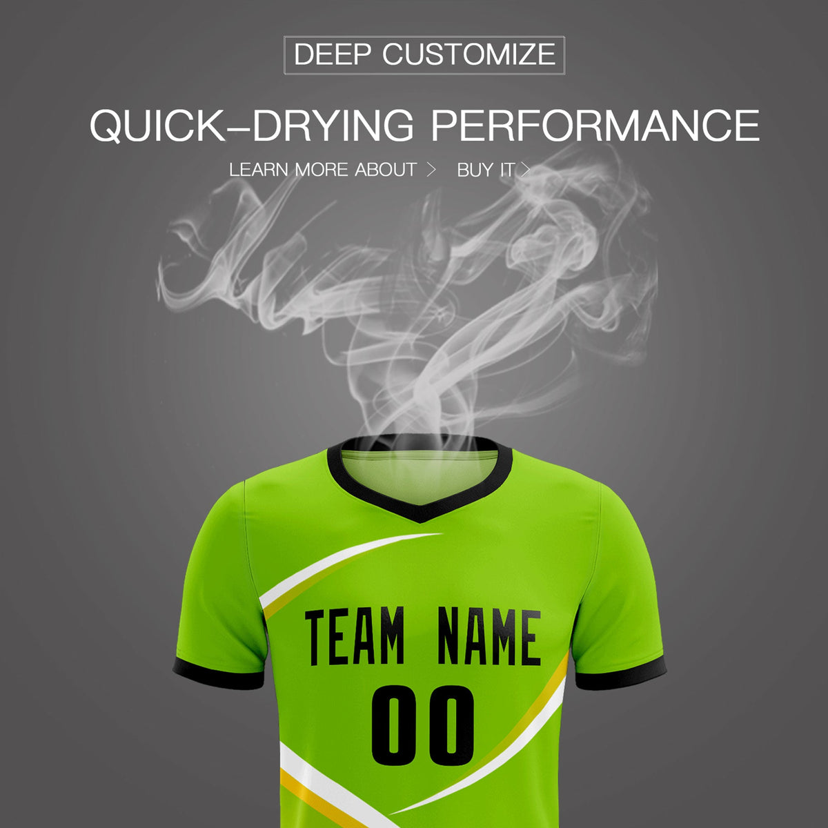Custom Neon Green Black Color Block Training Uniform For Men Soccer Sets Jersey
