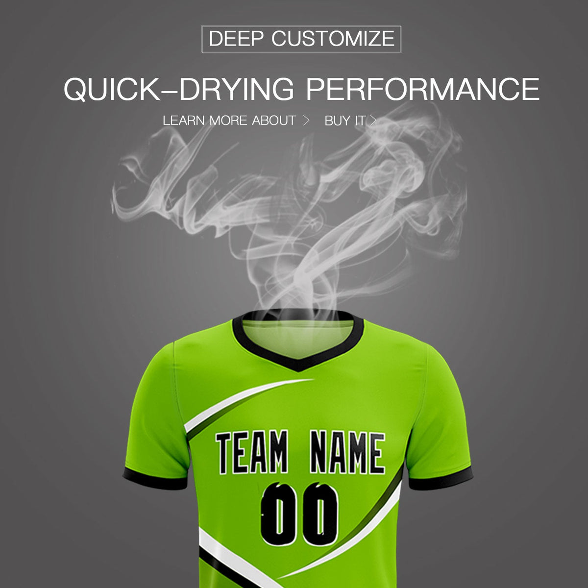 Custom Neon Green Black Color Block Training Uniform For Men Soccer Sets Jersey