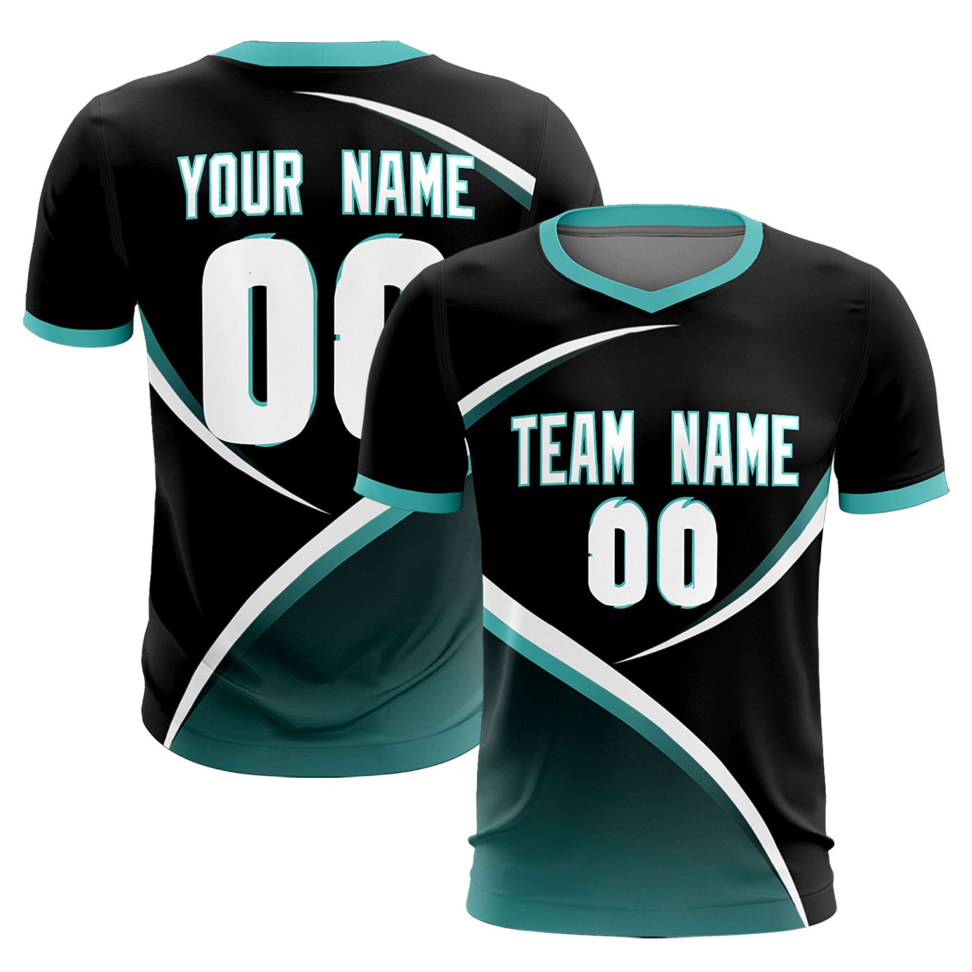 Custom Black Bright Green Color Block Training Uniform For Men Soccer Sets Jersey