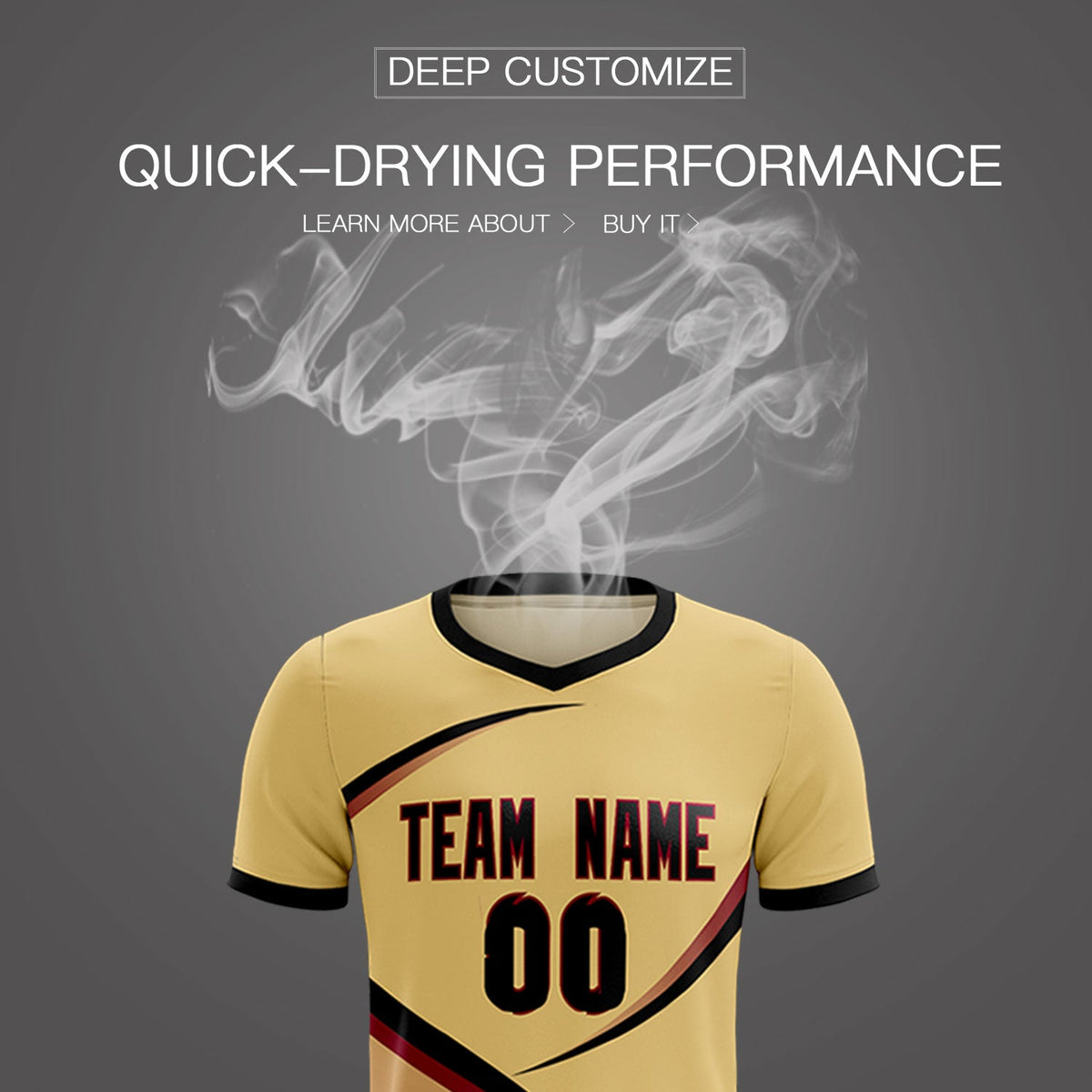 Custom Khaki Black Color Block Training Uniform For Men Soccer Sets Jersey