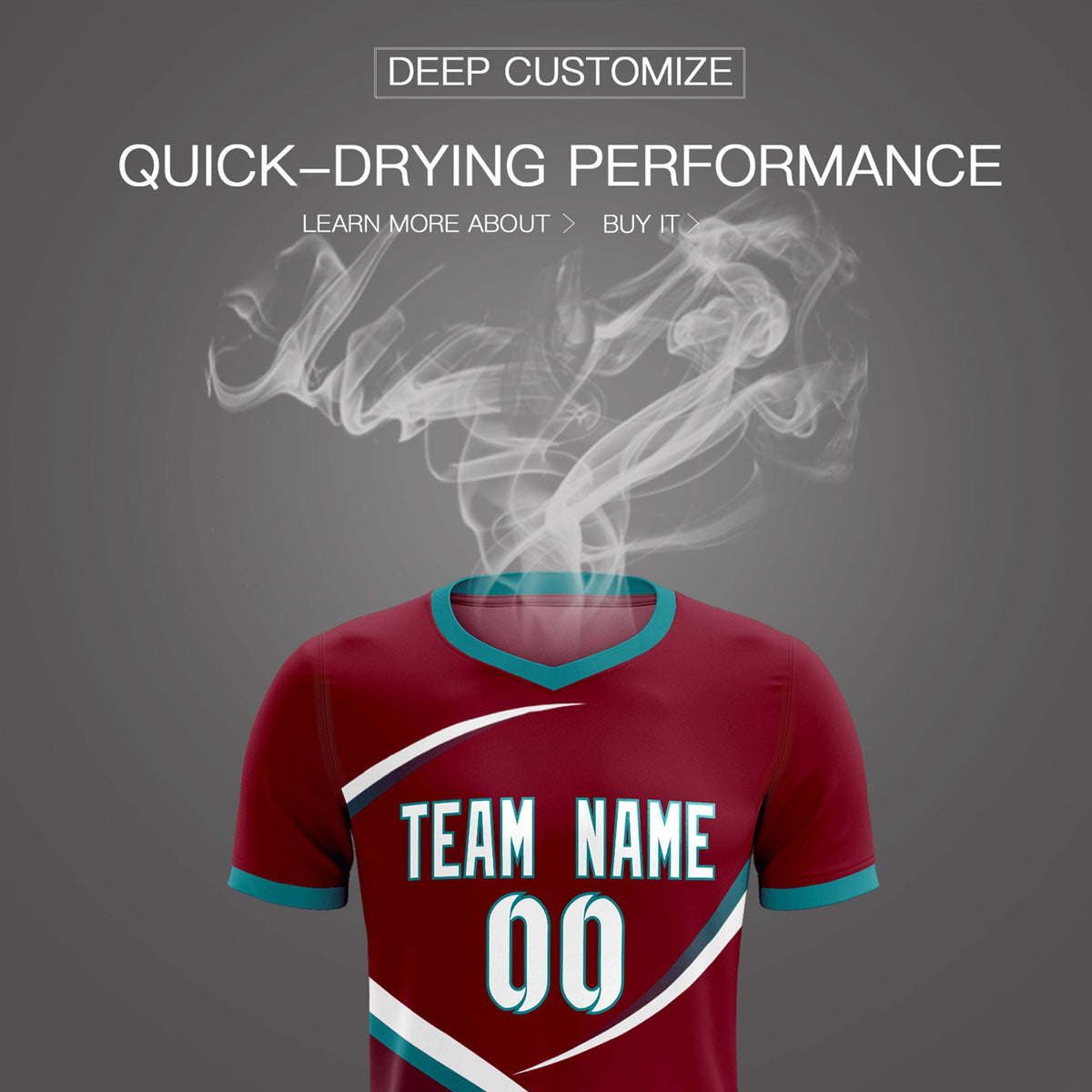 Custom Crimson Aqua Color Block Training Uniform For Men Soccer Sets Jersey