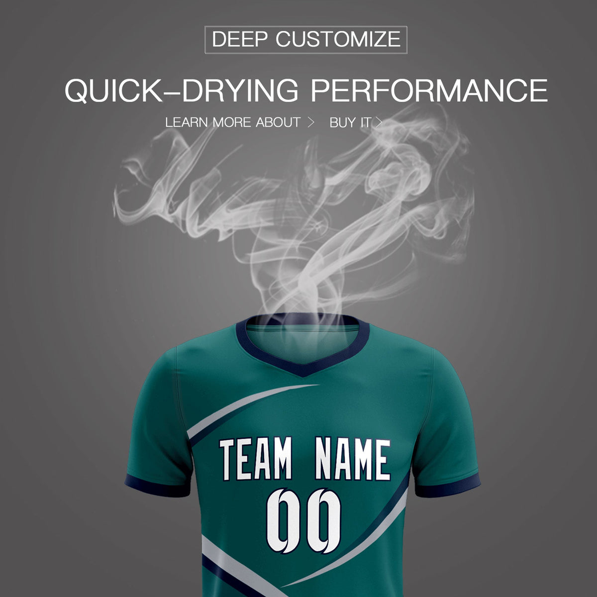 Custom Aqua Navy Color Block Training Uniform For Men Soccer Sets Jersey