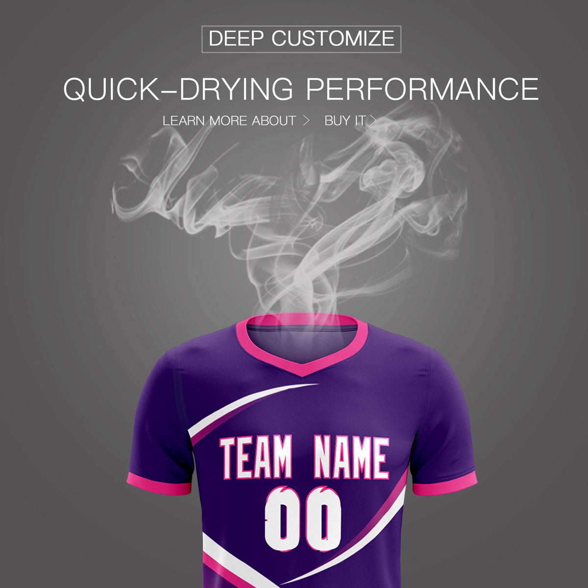 Custom Purple Pink Color Block Training Uniform For Men Soccer Sets Jersey