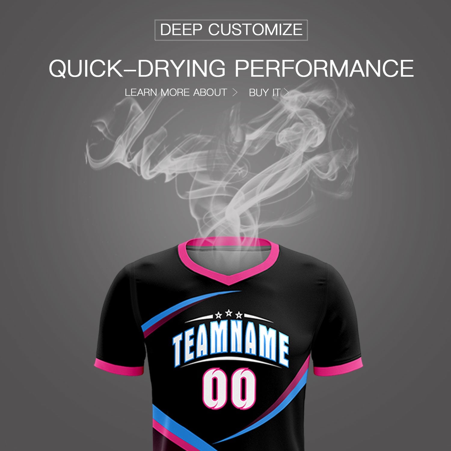 Custom Black Pink Color Block Training Uniform For Men Soccer Sets Jersey