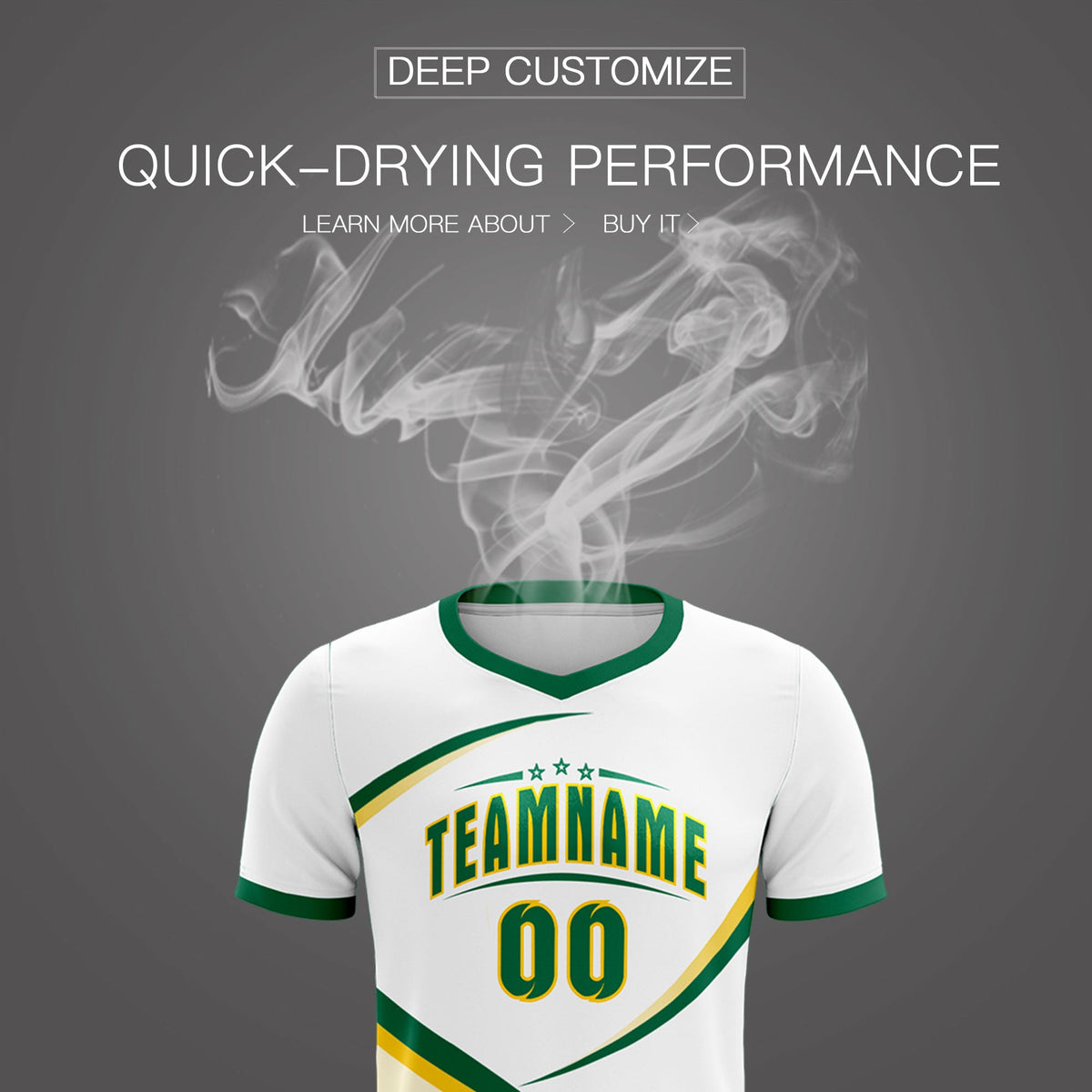 Custom White Kelly Green Color Block Training Uniform For Men Soccer Sets Jersey