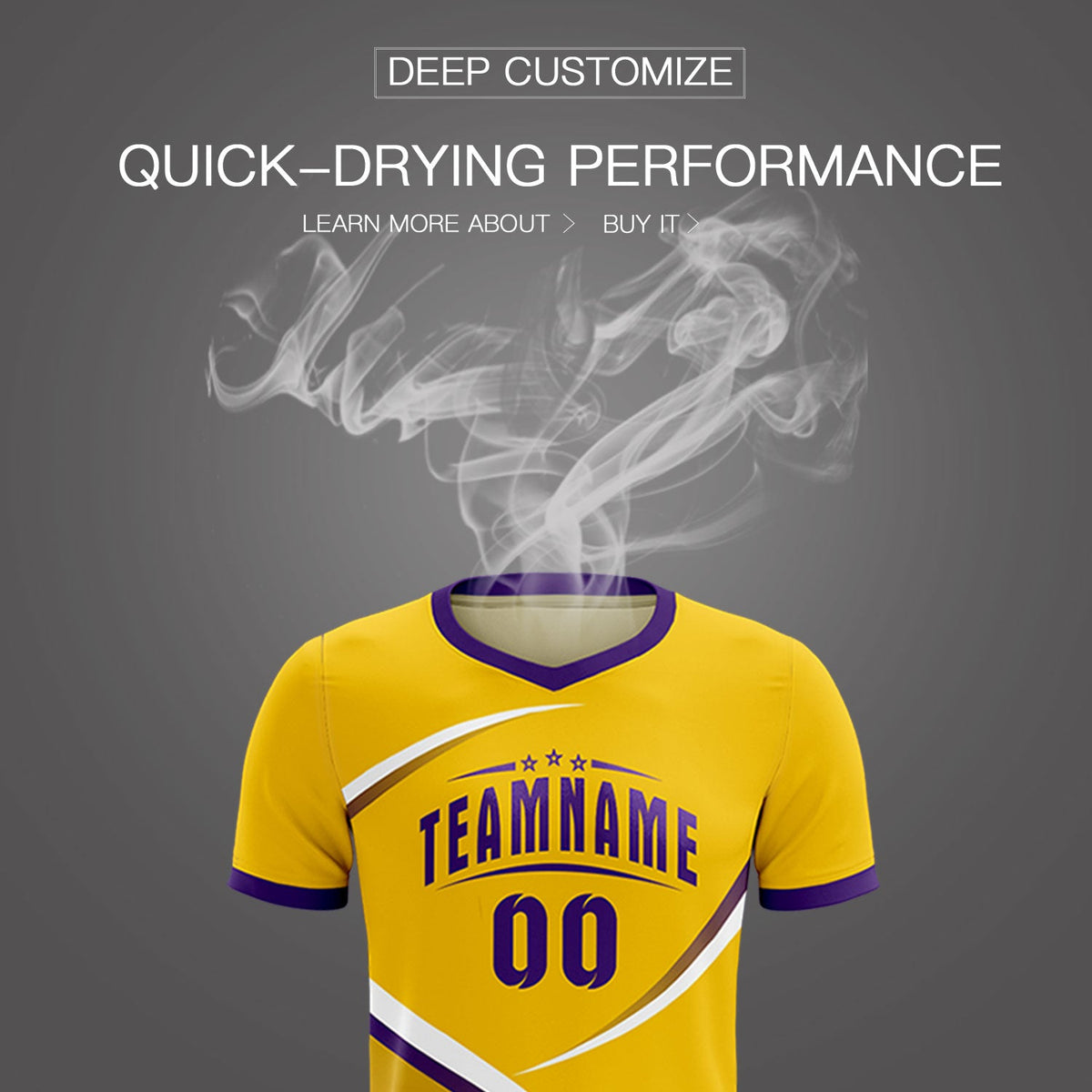 Custom Gold Old Gold Color Block Training Uniform For Men Soccer Sets Jersey