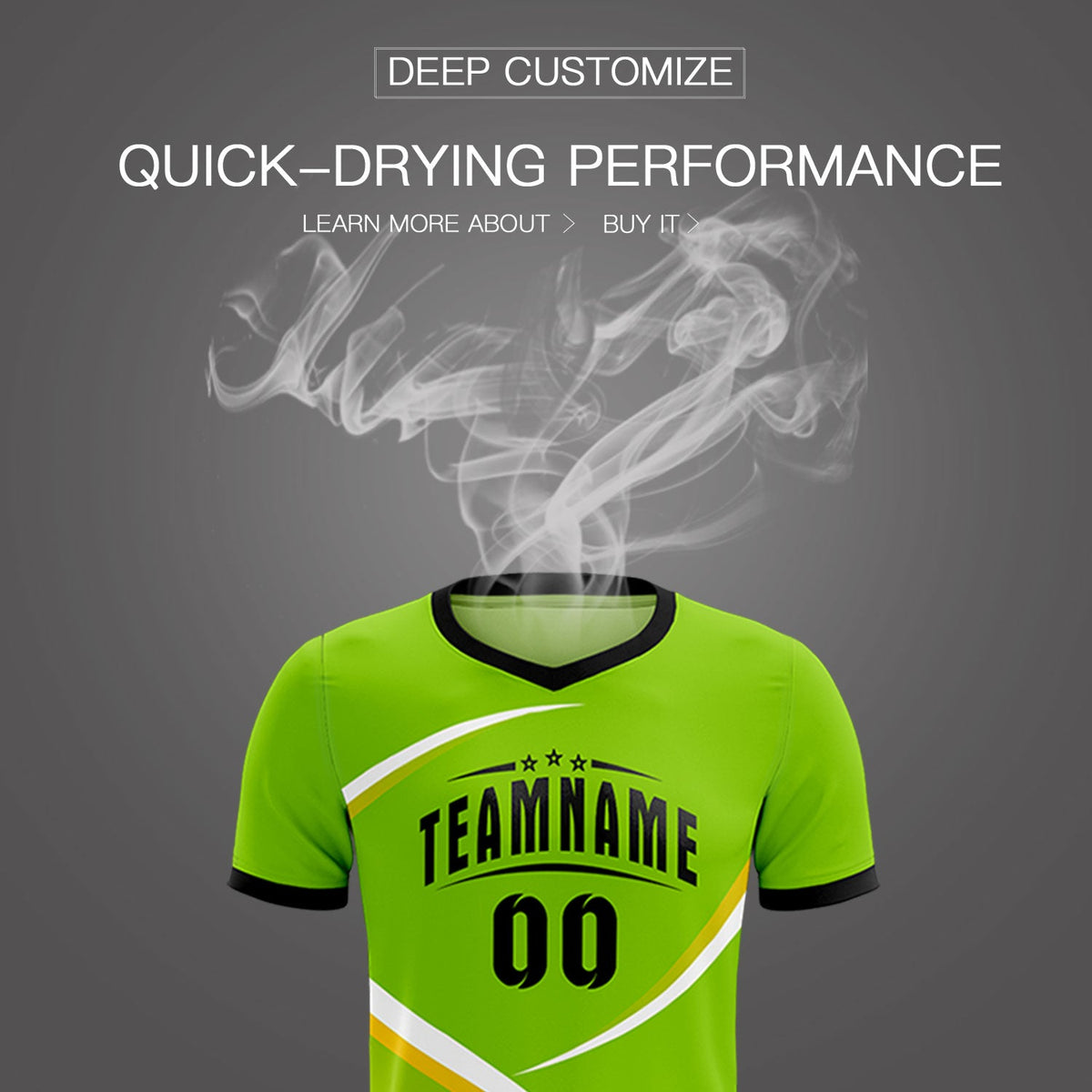 Custom Neon Green Black Color Block Training Uniform For Men Soccer Sets Jersey