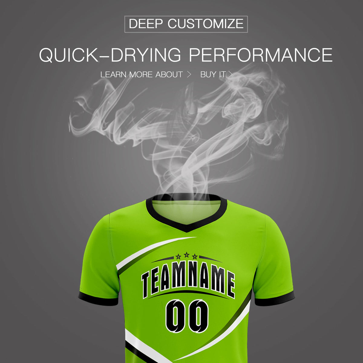 Custom Neon Green Black Color Block Training Uniform For Men Soccer Sets Jersey