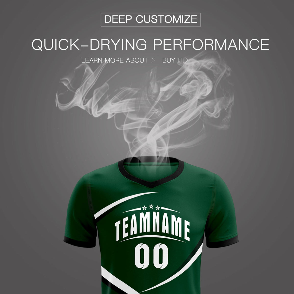 Custom Green Black Color Block Training Uniform For Men Soccer Sets Jersey