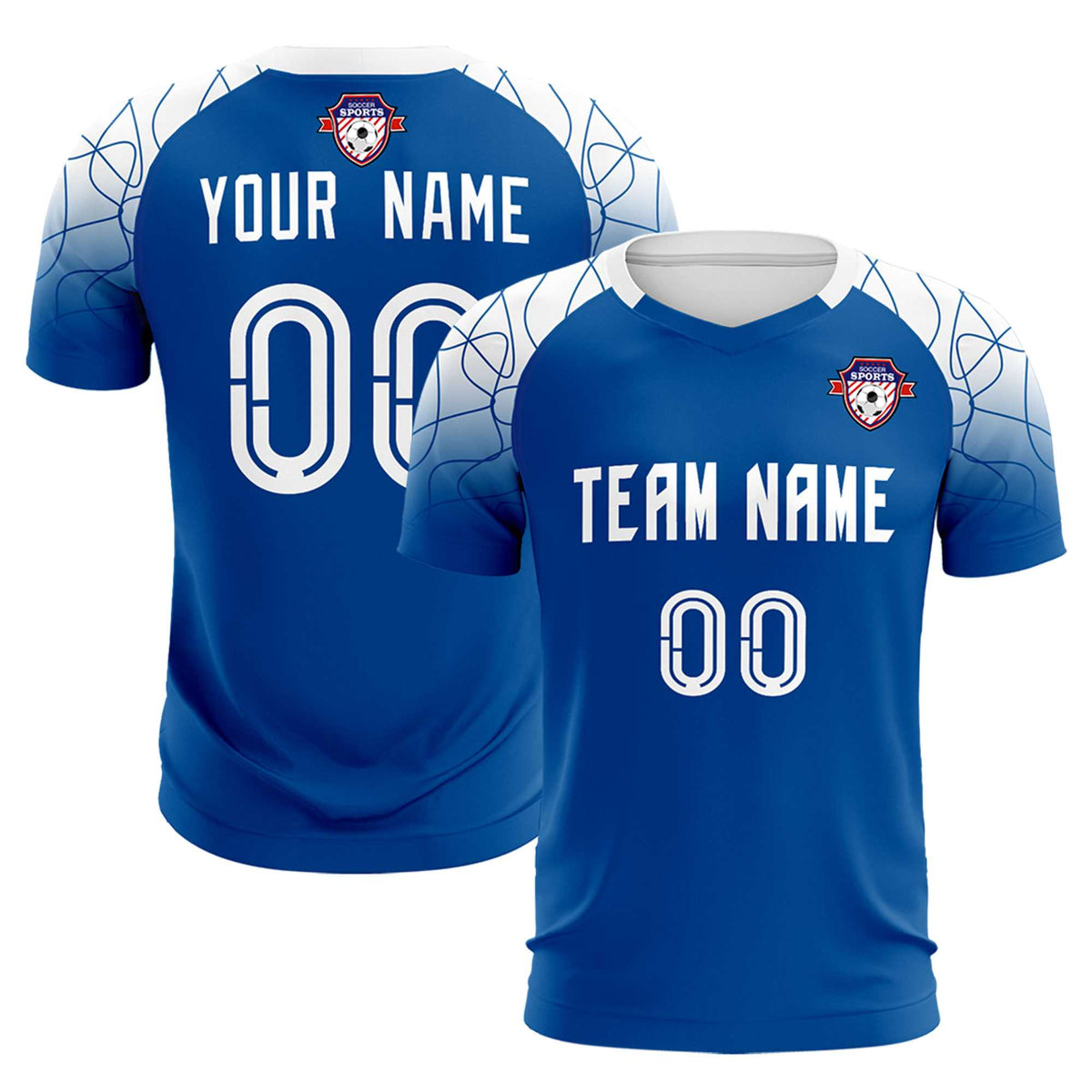 Custom Navy Classic Soccer Training Kit Jersey For Adults/Kids